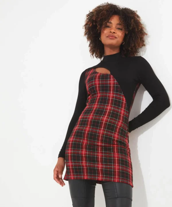 Shop Women's Collection | Tops, Tunics & Blouses | Dresses | Sale Tops, Tunics & Blouses | Top Picks | Women's | Women's | Women's Joe Browns Rock Check Tunic Multi