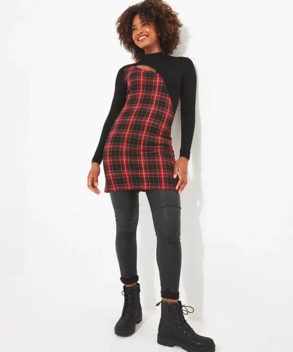 Shop Women's Collection | Tops, Tunics & Blouses | Dresses | Sale Tops, Tunics & Blouses | Top Picks | Women's | Women's | Women's Joe Browns Rock Check Tunic Multi