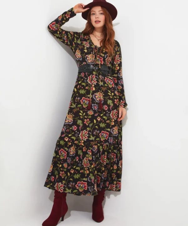 Shop Women's Collection | Maxi Dresses | Petite | Dresses | Sale Dresses | Top Picks | Top Picks | Women's | Women's | Women's Joe Browns Rowena Printed Maxi Dress Multi