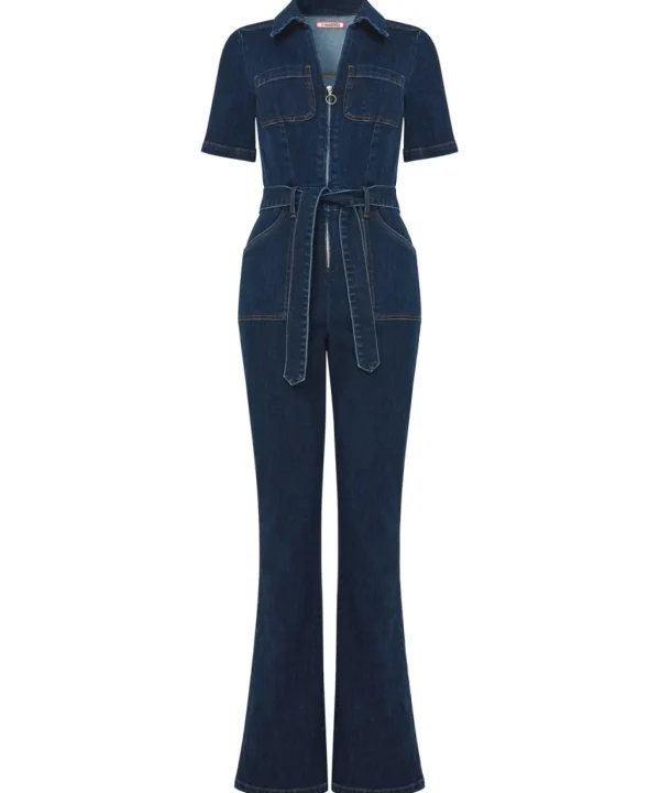 Shop Women's Collection | Petite | Denim Styles | Jumpsuits | Jeans & Trousers | Top Picks | Women's | Women's | Women's | Women's Joe Browns Roxie Denim Jumpsuit Blue / Black