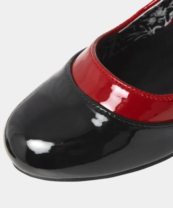 Boots & Shoes | Sale Boots & Shoes | Women's | Women's Joe Browns Salsa Cafe Patent Shoes Black/Red