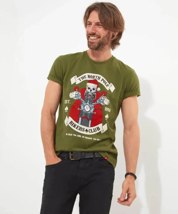 Shop Men's Collection | Graphic T-Shirts | Gifts | Tops & T-Shirts | Half Price Christmas Styles | Sale Tops & T-Shirts | Top Picks | Top Picks | Men，s | Men，s | Men，s | Men，s Joe Browns Santas Ride Tee Khaki