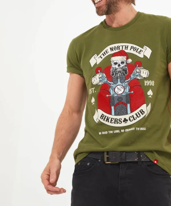 Shop Men's Collection | Graphic T-Shirts | Gifts | Tops & T-Shirts | Half Price Christmas Styles | Sale Tops & T-Shirts | Top Picks | Top Picks | Men,s | Men,s | Men,s | Men,s Joe Browns Santas Ride Tee Khaki