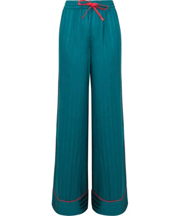 Pyjamas & Loungewear | Gifts | Sale Pyjamas & Loungewear | Women's | Women's | Women's Joe Browns Satin Stripe Pyjama Bottoms Teal