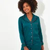 Pyjamas & Loungewear | Gifts | Sale Pyjamas & Loungewear | Sale Tops, Tunics & Blouses | Women's | Women's | Women's | Women's Joe Browns Satin Stripe Pyjama Top Teal