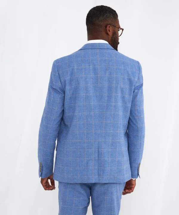Sale Blazers | Sale Coats & Jacket | Men，s | Men，s Joe Browns Sensational Check Blazer Blue