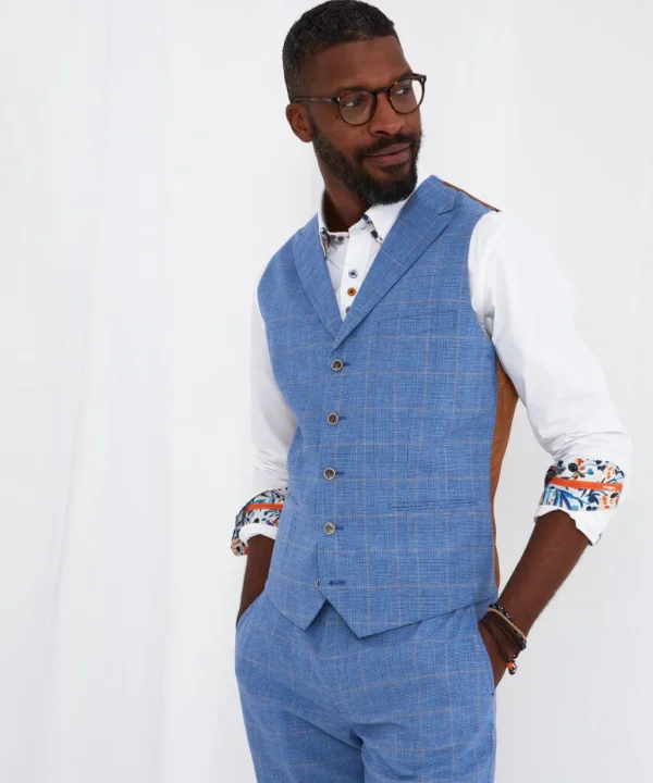 Shop Men's Collection | Waistcoats | Men's Tailoring | Coats & Jackets | Sale Waistcoats | Sale Coats & Jacket | Top Picks | Men,s | Top Picks | Men,s | Men,s | Men,s Joe Browns Sensational Check Waistcoat Blue