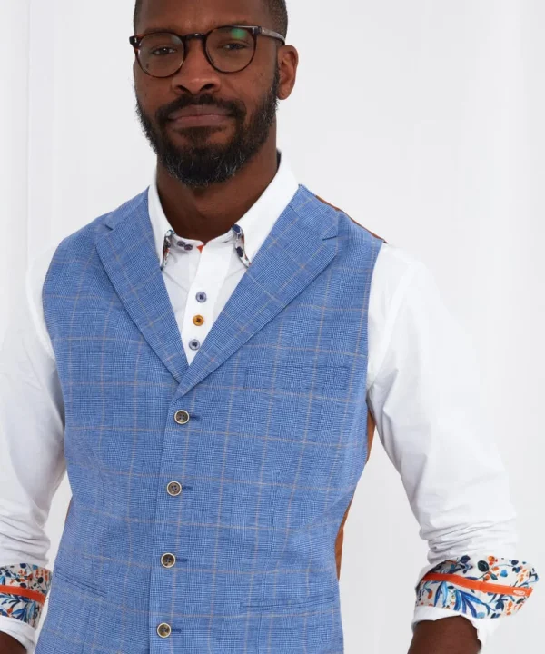 Shop Men's Collection | Waistcoats | Men's Tailoring | Coats & Jackets | Sale Waistcoats | Sale Coats & Jacket | Top Picks | Men，s | Top Picks | Men，s | Men，s | Men，s Joe Browns Sensational Check Waistcoat Blue