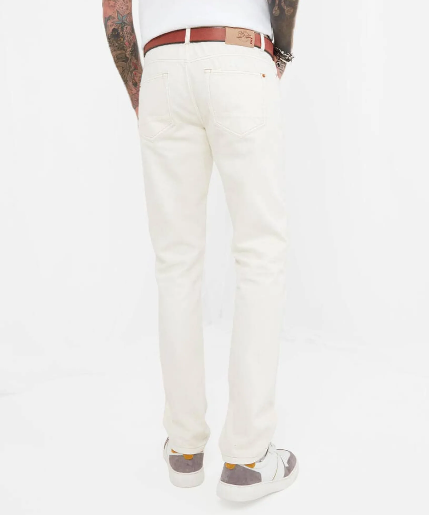 sensational_slim_jeans_3-2.webp Shop Men's Collection | Slim Fit Jeans | Jeans & Trousers | Denim Styles | Top Picks | Top Picks | Men,s | Men,s Joe Browns Sensational Slim Jeans Ecru
