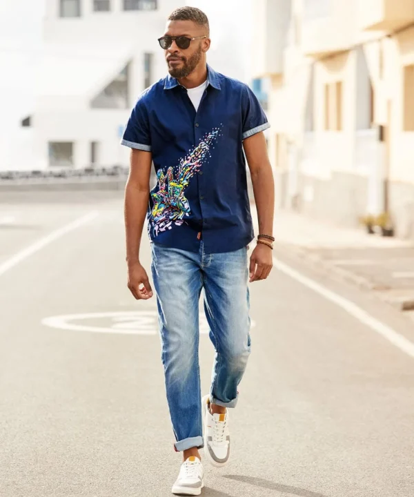 Shop Men's Collection | Slim Fit Jeans | Jeans & Trousers | Denim Styles | Top Picks | Top Picks | Men，s | Men，s Joe Browns Sensational Slim Jeans Summer Blue