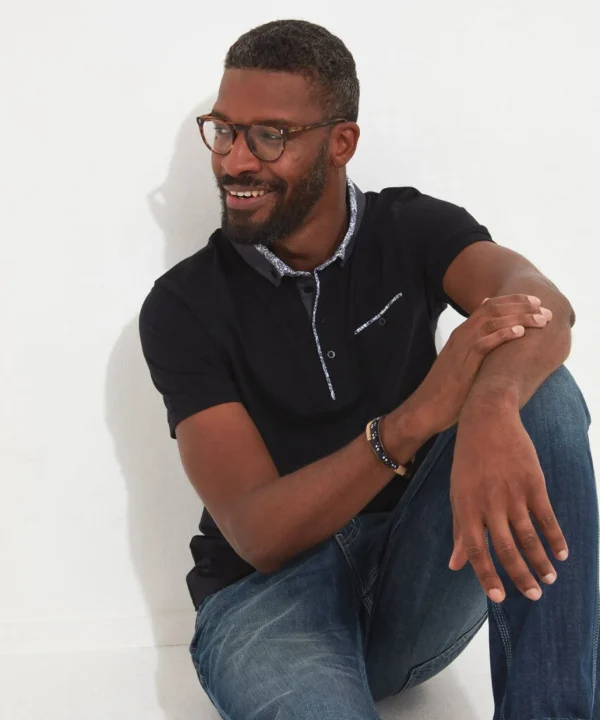 Shop Men's Collection | Gifts | Tops & T-Shirts | Top Picks | Men，s | Men，s Joe Browns Sensational Smart Polo Black