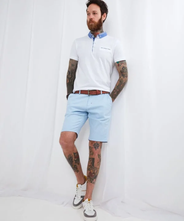 Jeans & Trousers | Men,s Joe Browns Sensational Summer Shorts Pale Blue
