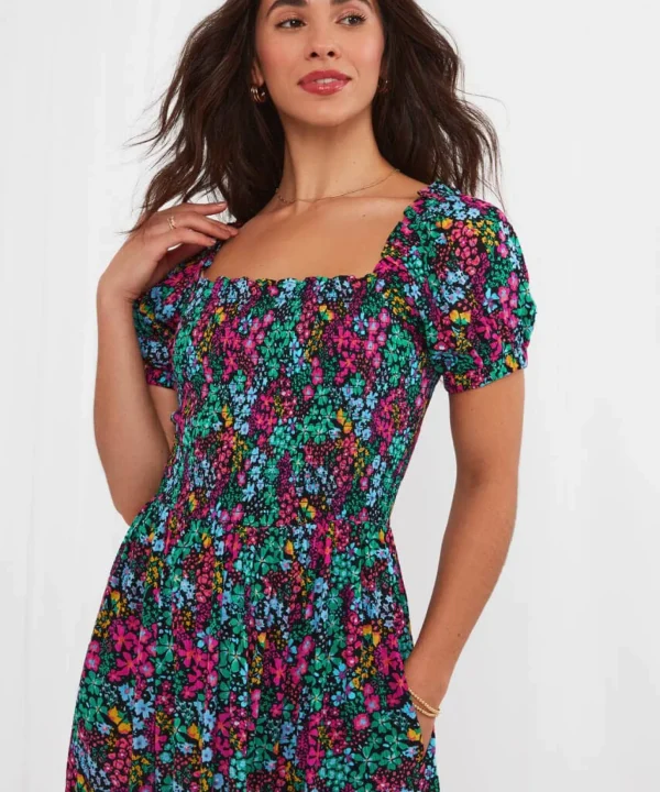 Sale Dresses | Women's Joe Browns Serena Shirred Boho Dress Multi