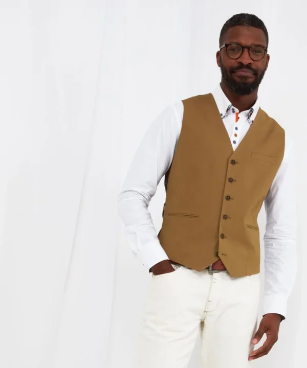 Shop Men's Collection | Waistcoats | Men's Tailoring | Coats & Jackets | Sale Waistcoats | Top Picks | Men,s | Top Picks | Men,s | Men,s Joe Browns Serious Style Waistcoat Tan