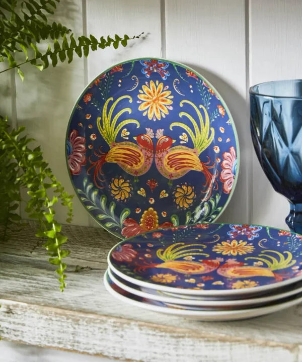 Floral Décor | Nature Décor | Kitchen | Sale Kitchen & Dining | Home | Home | Home | Home Joe Browns Set Of 4 Folk Floral Side Plates Multi