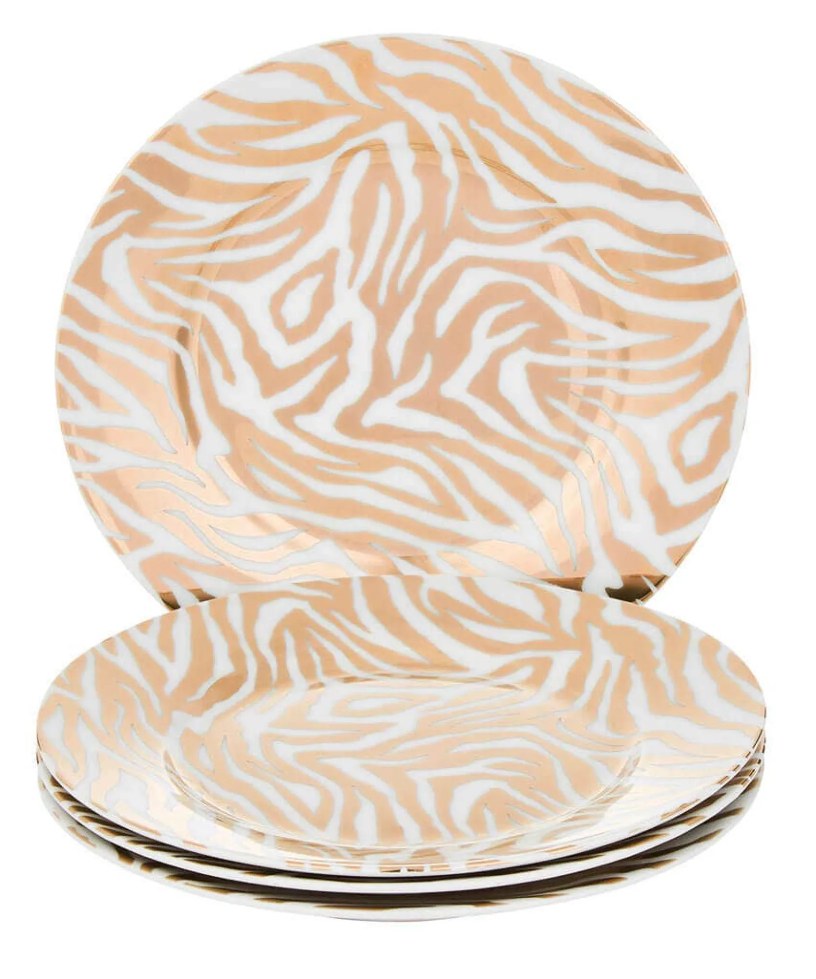 set_of__gold_metallic_zeb_0.webp Nature Décor | Animal Décor | Home | Home Joe Browns Set Of 4 Metallic Zebra Side Plates Gold