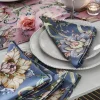 Nouveau Reflections | Floral Décor | Nature Décor | Kitchen | Home | Home | Home | Home Joe Browns Set Of 4 Nostalgic Nouveau Cotton Napkins Grey