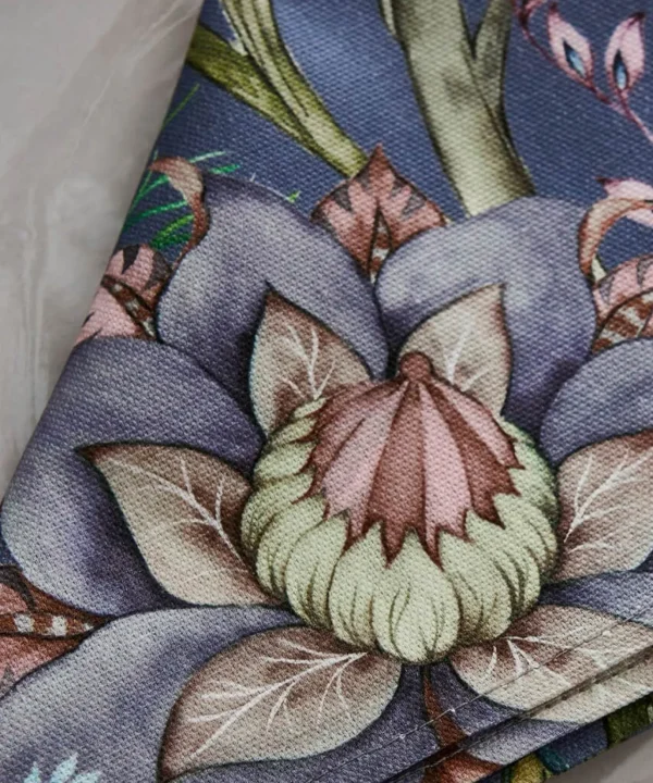 Nouveau Reflections | Floral Décor | Nature Décor | Kitchen | Home | Home | Home | Home Joe Browns Set Of 4 Nostalgic Nouveau Cotton Napkins Grey