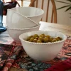 Kitchen | Home Accessories | Home | Home Joe Browns Set of 4 Organic Beaded Bowls White