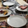 Kitchen | Home Accessories | Home | Home Joe Browns Set of 4 Organic Beaded Dinner Plates White