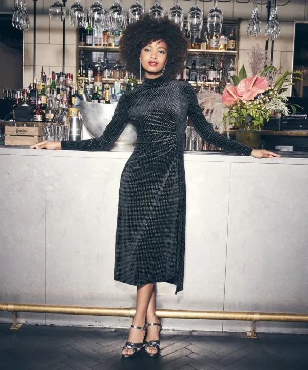 Shop Women's Collection | Velvet & Devor茅 Dresses | Midi Dresses | Maxi Dresses | Party Dresses | Occasion Outfits | Dresses | Sale Dresses | Top Picks | Top Picks | Top Picks | Top Picks | Top Picks | Top Picks | Women's | Women's Joe Browns Shine Like A Star Dress Black