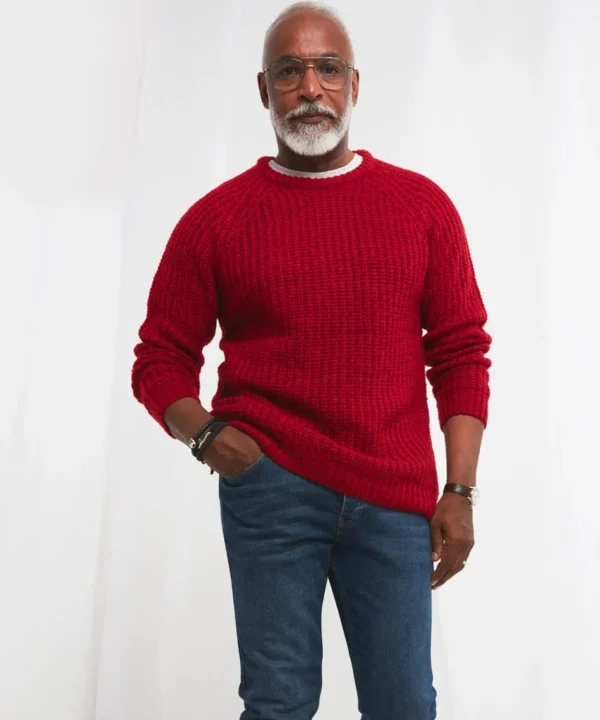 Knitwear & Jumpers | Sale Knitwear & Jumpers | Men，s | Men，s Joe Browns Shore Crew Knit Red