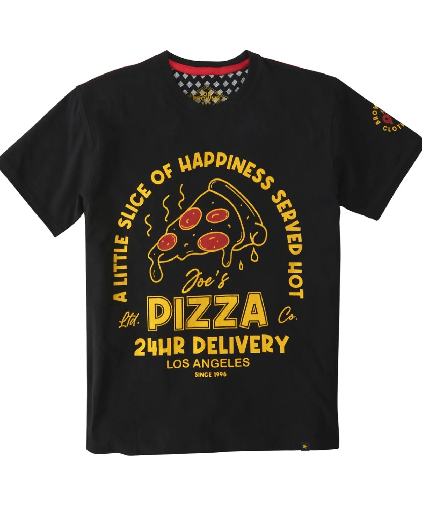 slice_of_happiness_tee_1.webp Shop Men's Collection | Graphic T-Shirts | Tops & T-Shirts | Sale Tops & T-Shirts | Top Picks | Top Picks | Men,s | Men,s Joe Browns Slice Of Happiness Tee Black