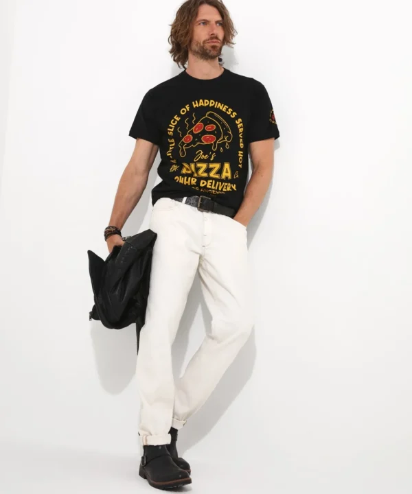 Shop Men's Collection | Graphic T-Shirts | Tops & T-Shirts | Sale Tops & T-Shirts | Top Picks | Top Picks | Men,s | Men,s Joe Browns Slice Of Happiness Tee Black