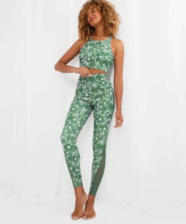 Sale Pyjamas & Loungewear | Women's Joe Browns Sloe Joes Crop Yoga Top Green