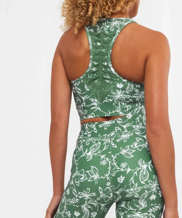 Sale Pyjamas & Loungewear | Women's Joe Browns Sloe Joes Crop Yoga Top Green