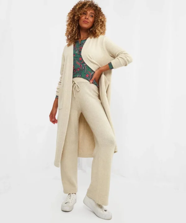 Pyjamas & Loungewear | Cardigans & Coatigans | Sale Pyjamas & Loungewear | Sale Tops, Tunics & Blouses | Women's | Top Picks | Women's | Women's Joe Browns Sloe Joes Longline Cardigan Antique White