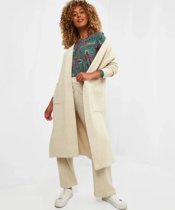 Pyjamas & Loungewear | Cardigans & Coatigans | Sale Pyjamas & Loungewear | Sale Tops, Tunics & Blouses | Women's | Top Picks | Women's | Women's Joe Browns Sloe Joes Longline Cardigan Antique White