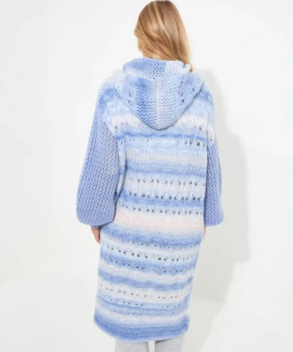 Pyjamas & Loungewear | Gifts | Cardigans & Coatigans | Women's | Women's | Top Picks Joe Browns Sloe Joes Ombre Knit Longline Cardigan Blue