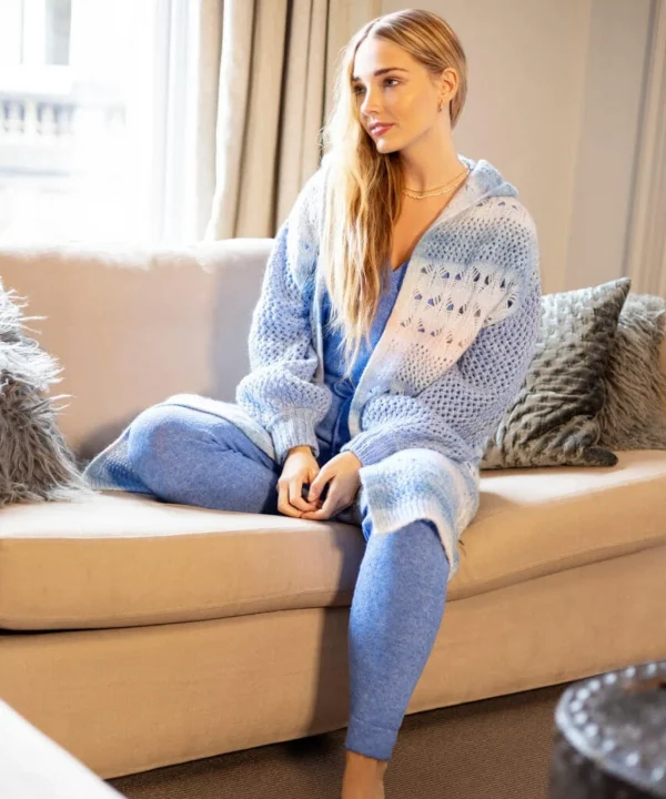 Pyjamas & Loungewear | Gifts | Cardigans & Coatigans | Women's | Women's | Top Picks Joe Browns Sloe Joes Ombre Knit Longline Cardigan Blue