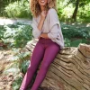 Sale Pyjamas & Loungewear | Women's Joe Browns Sloe Joes Tie Front Leggings Purple