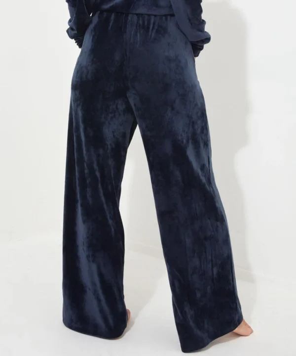 Pyjamas & Loungewear | Gifts | Jeans & Trousers | Women's | Women's | Women's Joe Browns Sloe Joes Velour Trousers Midnight