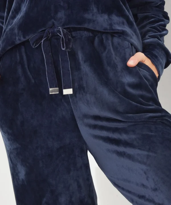 Pyjamas & Loungewear | Gifts | Jeans & Trousers | Women's | Women's | Women's Joe Browns Sloe Joes Velour Trousers Midnight