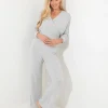 Pyjamas & Loungewear | Gifts | Jeans & Trousers | Women's | Women's | Women's Joe Browns Sloe Joes Wide Leg Knitted Trousers Grey