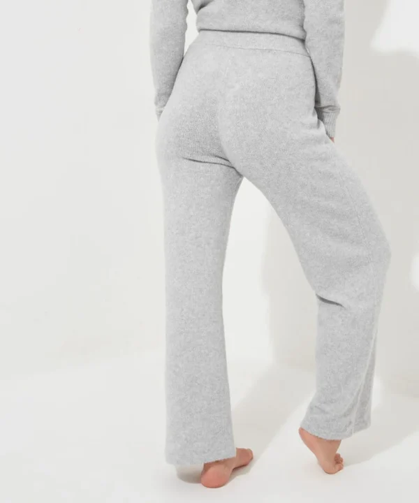 Pyjamas & Loungewear | Gifts | Jeans & Trousers | Women's | Women's | Women's Joe Browns Sloe Joes Wide Leg Knitted Trousers Grey
