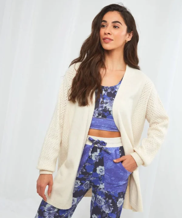 Pyjamas & Loungewear | Sale Pyjamas & Loungewear | Sale Tops, Tunics & Blouses | Women's | Women's | Women's Joe Browns Slouch Cardigan Cream