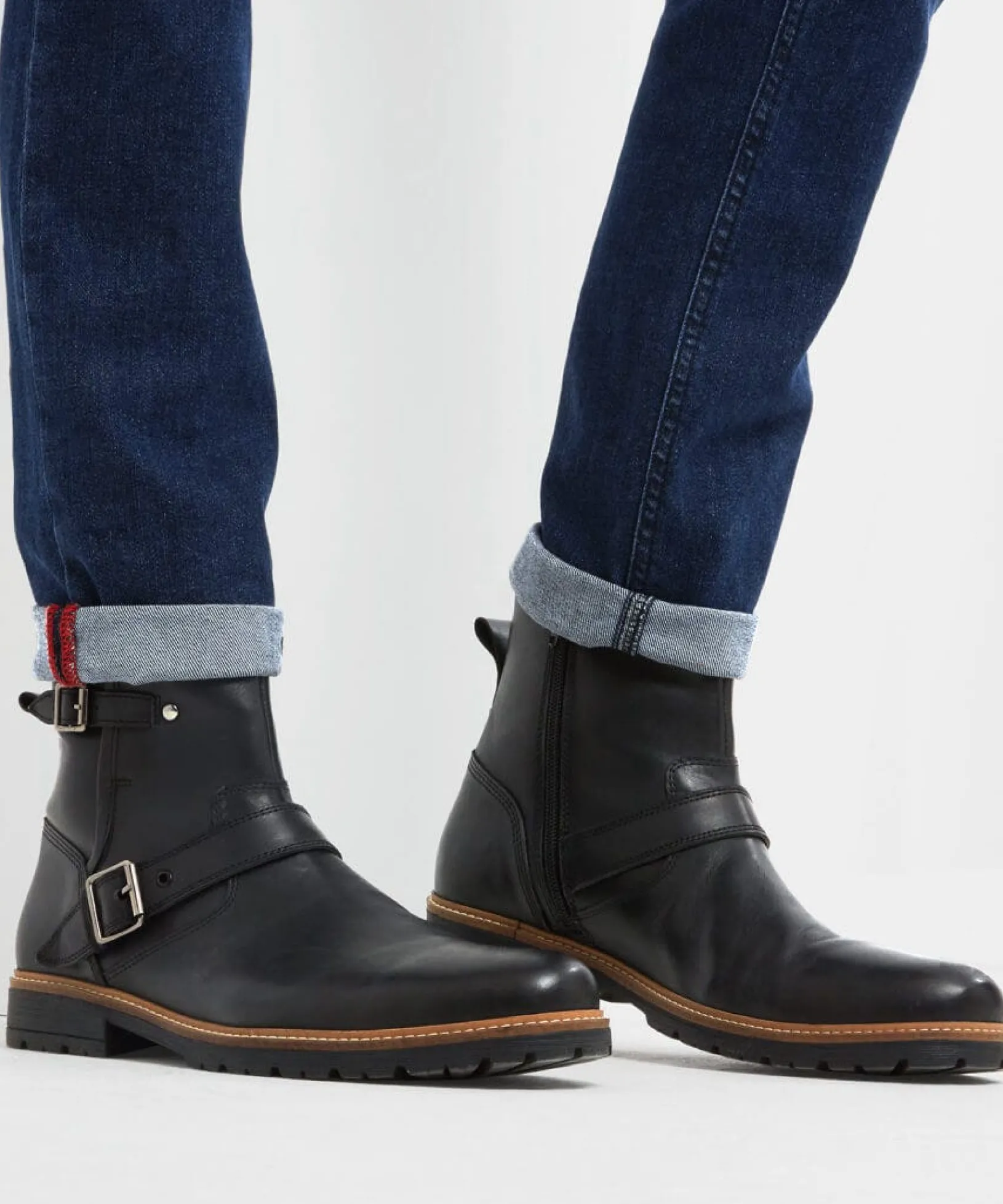 snake_pass_leather_biker__1.webp Boots | Men's Partywear | Boots & Shoes | Top Picks | Top Picks | Men,s Joe Browns Snake Pass Leather Biker Boots Black / Tan