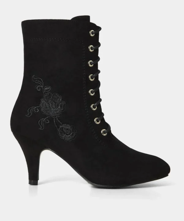 Boots & Shoes | Women's Joe Browns So Enchanting Embroidered Boots Black
