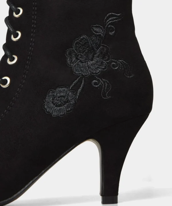 Boots & Shoes | Women's Joe Browns So Enchanting Embroidered Boots Black