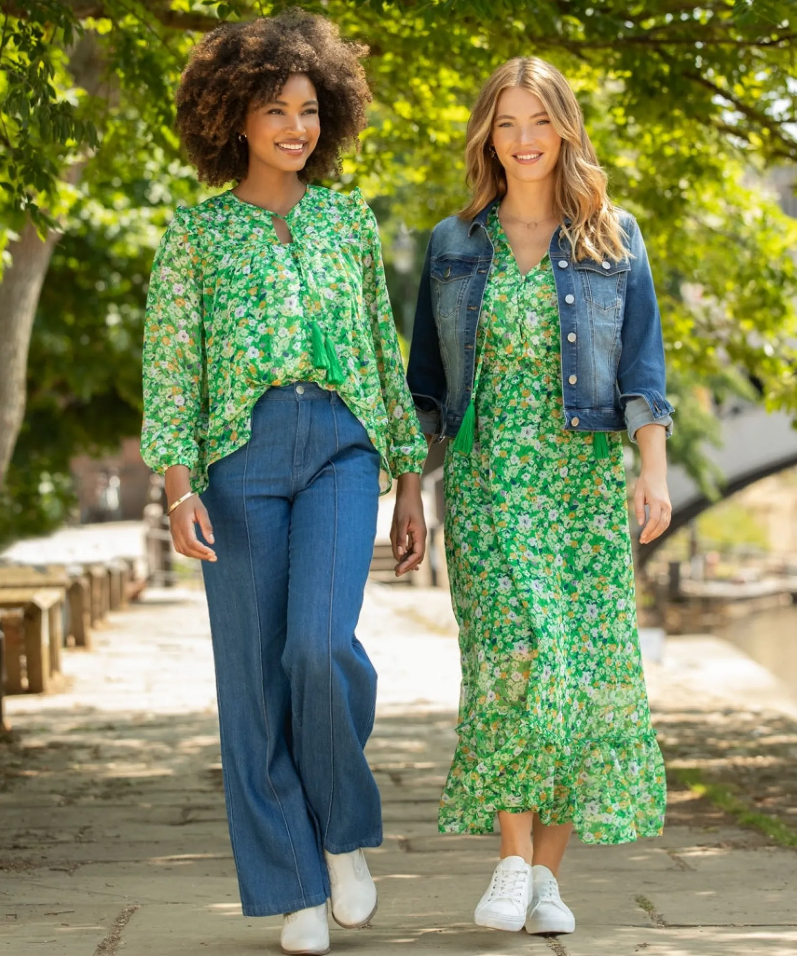 spring_greens_top_7.webp Tops, Tunics & Blouses | Sale Tops, Tunics & Blouses | Women's | Women's Joe Browns Spring s Top Green