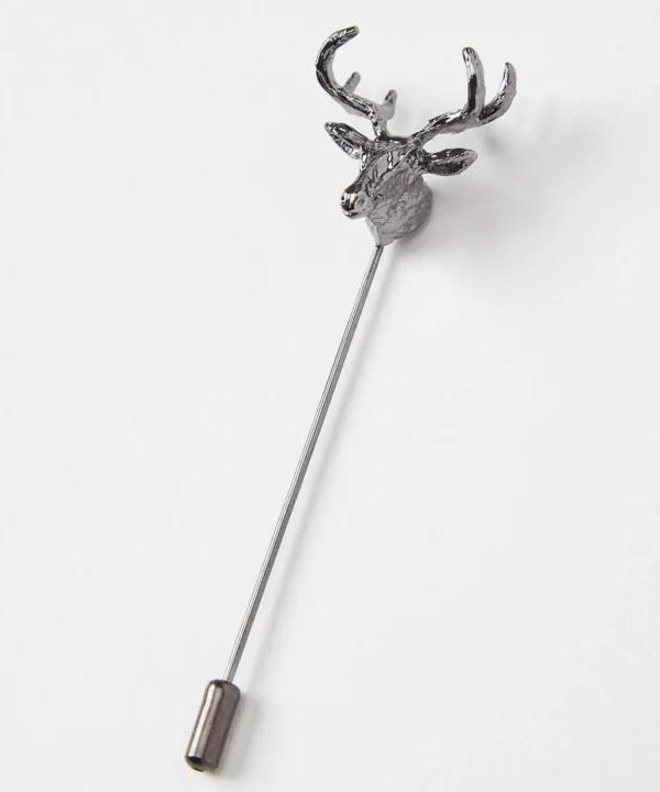 Men's Partywear | Men's Tailoring | Accessories | Top Picks | Top Picks | Men，s Joe Browns Stag Pin Pewter