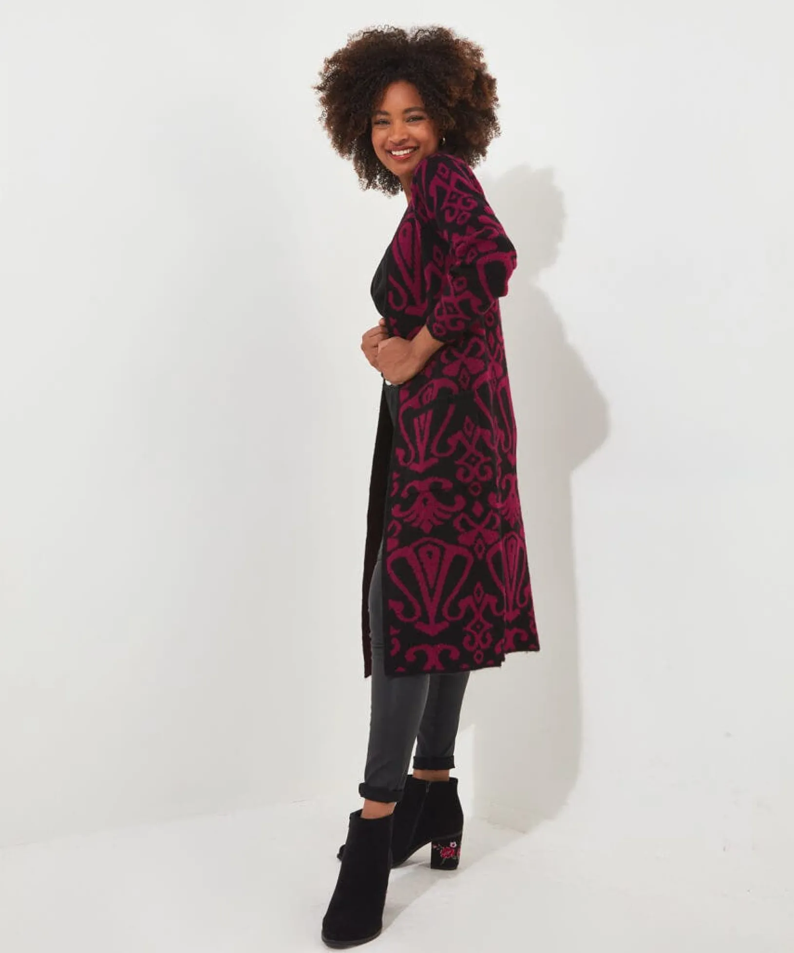 stand_out_from_the_crowd__2-1.webp Shop Women's Collection | Occasion Outfits | Gifts | Cardigans & Coatigans | Sale Knitwear & Jumpers | Top Picks | Top Picks | Women's | Top Picks | Women's Joe Browns Stand Out From the Crowd Coatigan Black