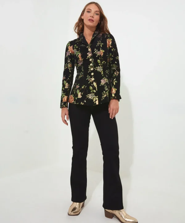 Shop Women's Collection | Blazers | Coats & Jackets | Sale Coats & Jacket | Top Picks | Women's | Women's | Women's Joe Browns Stand Out From The Crowd Jacket Black Floral
