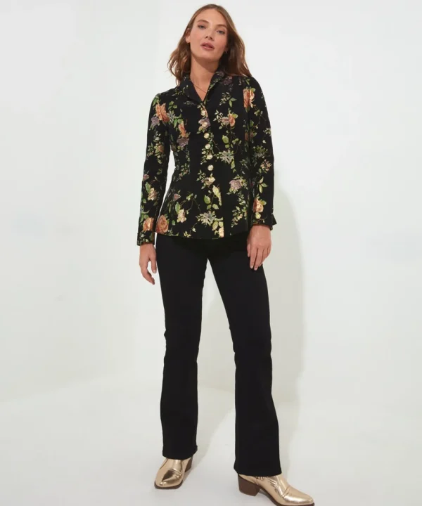 Shop Women's Collection | Blazers | Coats & Jackets | Sale Coats & Jacket | Top Picks | Women's | Women's | Women's Joe Browns Stand Out From The Crowd Jacket Black Floral