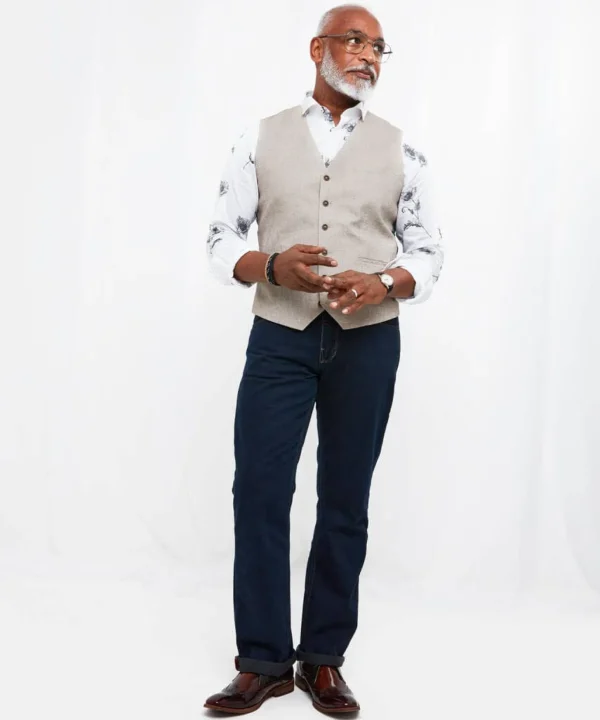 Sale Coats & Jacket | Men，s Joe Browns Stand Out Summer Waistcoat Oatmeal