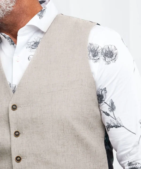 Sale Coats & Jacket | Men，s Joe Browns Stand Out Summer Waistcoat Oatmeal